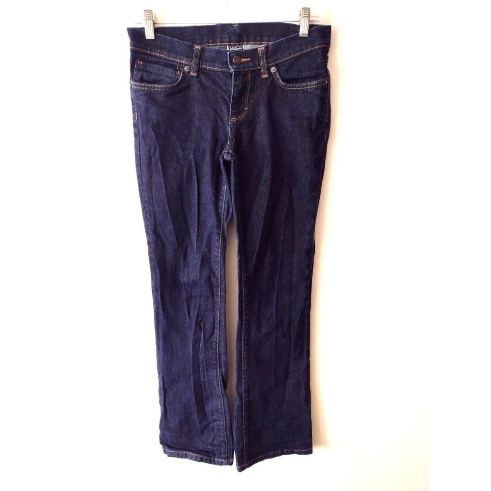 Patagonia Slim Bootcut Jeans Womens 26 (31x32) Blue Dark Wash Stretch Low Rise